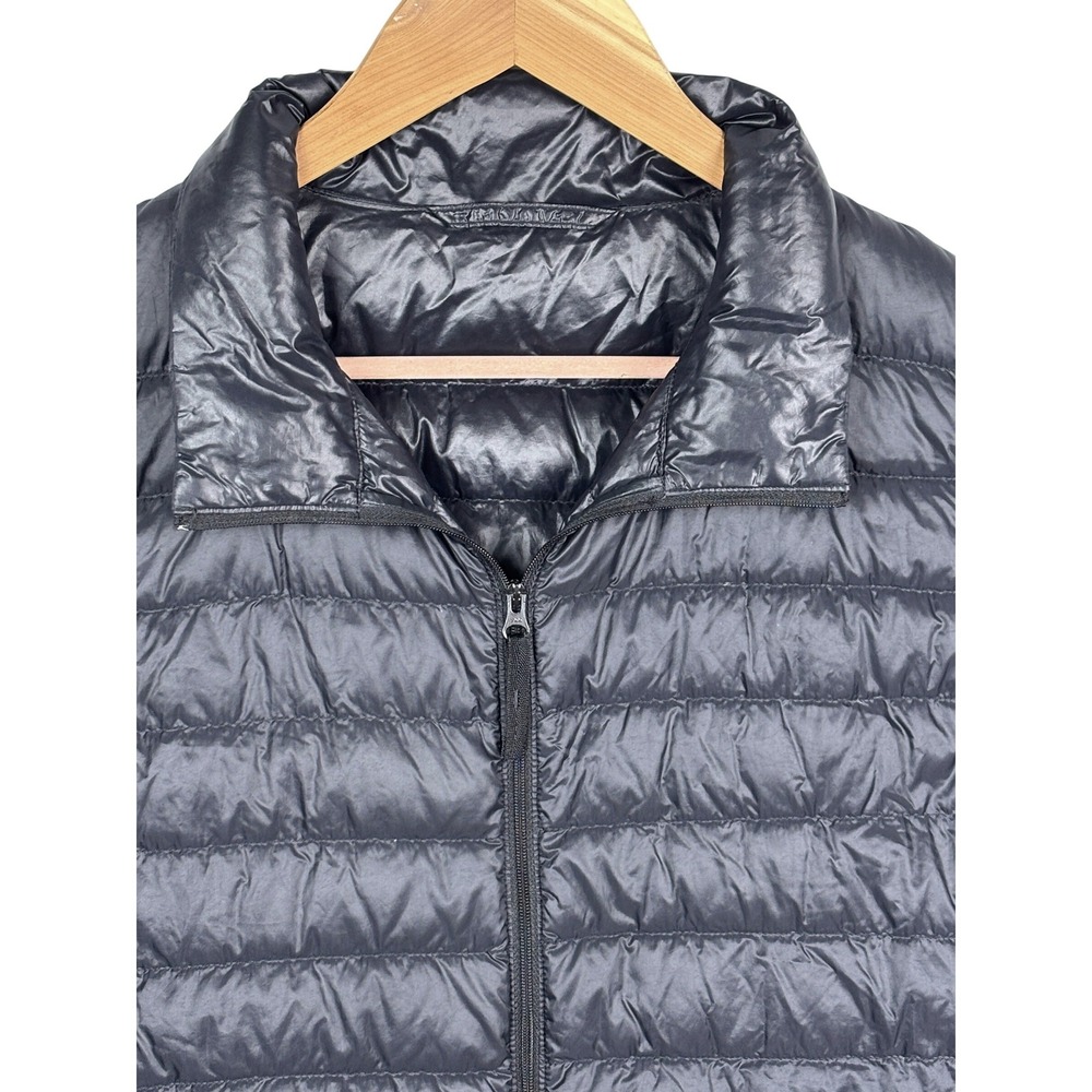 Uniqlo Mens Ultra Light Down Puffer Vest Quilted Gilet Vest Sz L Packable - Picture 2 of 9